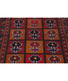 Baluch 2'11'' X 4'5'' Hand-Knotted Wool Rug 2'11'' x 4'5'' (88 X 133) / Red / N/A