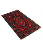 Baluch 2'10'' X 4'10'' Hand-Knotted Wool Rug 2'10'' x 4'10'' (85 X 145) / Red / N/A