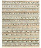 Hand Knotted Berjesta Wool Rug 6' 6" X 8' 3" 6' 6" X 8' 3" (198 X 251) / Beige / Grey