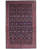 Bibikabad 12'8'' X 21'0'' Hand-Knotted Wool Rug 12'8'' x 21'0'' (380 X 630) / Black / Red