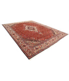 Bijar 11'0'' X 14'7'' Hand-Knotted Wool Rug 11'0'' x 14'7'' (330 X 438) / Red / Ivory