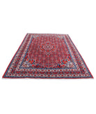 Bijar 6'9'' X 9'8'' Hand-Knotted Wool Rug 6'9'' x 9'8'' (203 X 290) / Red / Blue