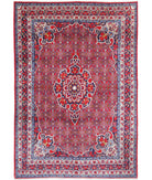 Bijar 6'9'' X 9'8'' Hand-Knotted Wool Rug 6'9'' x 9'8'' (203 X 290) / Red / Blue