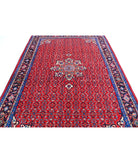 Bijar 6'5'' X 9'9'' Hand-Knotted Wool Rug 6'5'' x 9'9'' (193 X 293) / Red / Blue