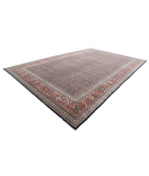 Bijar 11'8'' X 18'2'' Hand-Knotted Wool Rug 11'8'' x 18'2'' (273 X 353) / Blue / Red