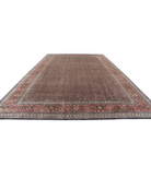 Bijar 11'8'' X 18'2'' Hand-Knotted Wool Rug 11'8'' x 18'2'' (273 X 353) / Blue / Red