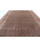 Bijar 11'8'' X 18'2'' Hand-Knotted Wool Rug 11'8'' x 18'2'' (273 X 353) / Blue / Red