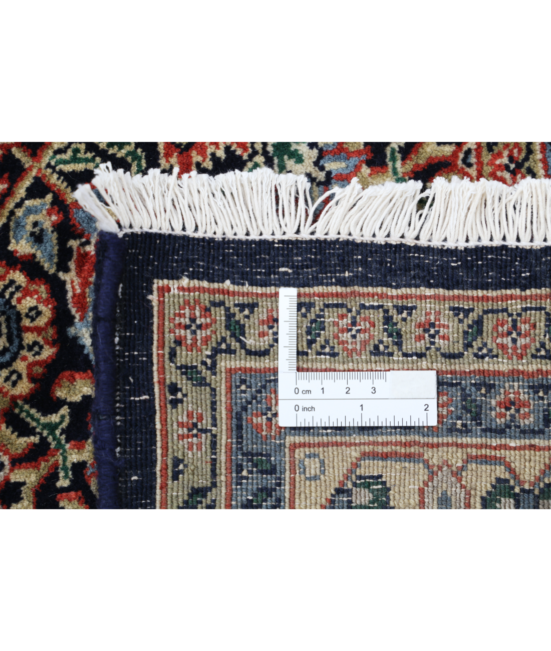 Bijar 11'8'' X 18'2'' Hand-Knotted Wool Rug 11'8'' x 18'2'' (273 X 353) / Blue / Red