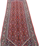 Bijar 2'5'' X 9'7'' Hand-Knotted Wool Rug 2'5'' x 9'7'' (73 X 288) / Red / Ivory