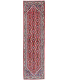 Bijar 2'5'' X 9'7'' Hand-Knotted Wool Rug 2'5'' x 9'7'' (73 X 288) / Red / Ivory