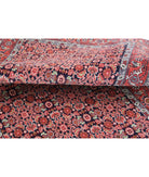 Bijar 2'8'' X 9'2'' Hand-Knotted Wool Rug 2'8'' x 9'2'' (80 X 275) / Blue / Red