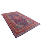 Bijar 6'7'' X 10'7'' Hand-Knotted Wool Rug 6'7'' x 10'7'' (198 X 318) / Blue / Red