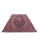 Bijar 6'7'' X 10'7'' Hand-Knotted Wool Rug 6'7'' x 10'7'' (198 X 318) / Blue / Red