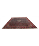 Bijar 10'0'' X 12'4'' Hand-Knotted Wool Rug 10'0'' x 12'4'' (300 X 370) / Blue / Red