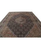 Bijar 9'8'' X 12'10'' Hand-Knotted Wool Rug 9'8'' x 12'10'' (290 X 385) / Blue / Peach