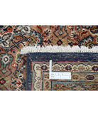 Bijar 9'8'' X 12'10'' Hand-Knotted Wool Rug 9'8'' x 12'10'' (290 X 385) / Blue / Peach