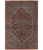 Bijar 6'7'' X 9'11'' Hand-Knotted Wool Rug 6'7'' x 9'11'' (198 X 298) / Rust / Blue