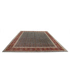 Bijar 9'11'' X 13'4'' Hand-Knotted Wool Rug 9'11'' x 13'4'' (298 X 400) / Blue / Red