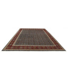 Bijar 9'11'' X 13'4'' Hand-Knotted Wool Rug 9'11'' x 13'4'' (298 X 400) / Blue / Red