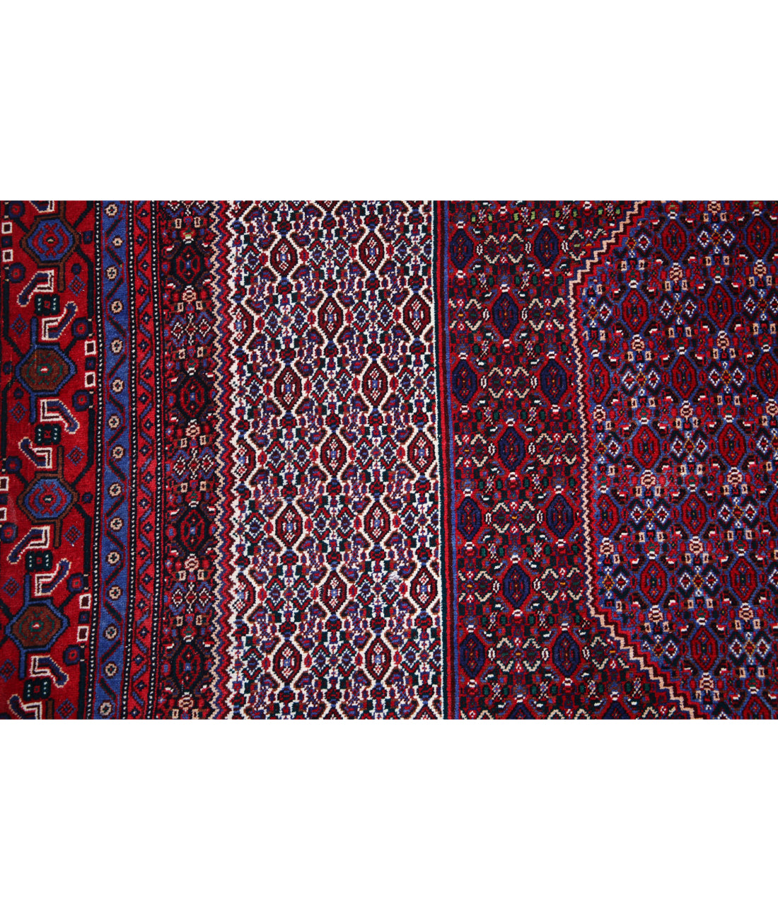 Bijar 6'8'' X 10'11'' Hand-Knotted Wool Rug 6'8'' x 10'11'' (200 X 328) / Blue / Red