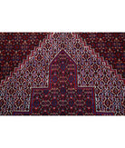 Bijar 6'8'' X 10'11'' Hand-Knotted Wool Rug 6'8'' x 10'11'' (200 X 328) / Blue / Red