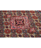 Bijar 5'1'' X 10'2'' Hand-Knotted Wool Rug 5'1'' x 10'2'' (153 X 305) / Taupe / Red