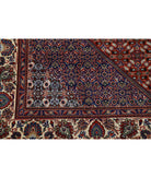 Bijar 6'7'' X 9'8'' Hand-Knotted Wool-Silk Rug 6'7'' x 9'8'' (198 X 290) / Red / Ivory