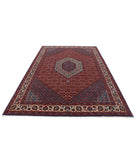 Bijar 6'7'' X 9'10'' Hand-Knotted Wool-Silk Rug 6'7'' x 9'10'' (198 X 295) / Red / Ivory