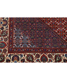 Bijar 6'7'' X 9'10'' Hand-Knotted Wool-Silk Rug 6'7'' x 9'10'' (198 X 295) / Red / Ivory