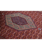 Bijar 6'7'' X 9'10'' Hand-Knotted Wool-Silk Rug 6'7'' x 9'10'' (198 X 295) / Red / Ivory