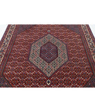 Bijar 6'6'' X 9'9'' Hand-Knotted Wool-Silk Rug 6'6'' x 9'9'' (195 X 293) / Red / Ivory