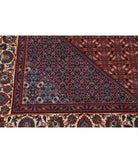 Bijar 6'7'' X 9'9'' Hand-Knotted Wool-Silk Rug 6'7'' x 9'9'' (198 X 293) / Red / Ivory