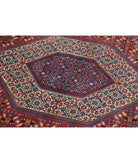 Bijar 6'7'' X 9'9'' Hand-Knotted Wool-Silk Rug 6'7'' x 9'9'' (198 X 293) / Red / Ivory