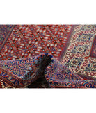 Bijar 6'7'' X 9'9'' Hand-Knotted Wool-Silk Rug 6'7'' x 9'9'' (198 X 293) / Red / Ivory