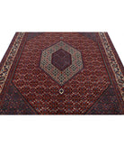 Bijar 6'7'' X 9'9'' Hand-Knotted Wool-Silk Rug 6'7'' x 9'9'' (198 X 293) / Red / Ivory