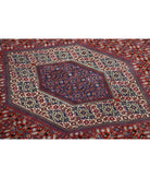 Bijar 6'7'' X 9'9'' Hand-Knotted Wool-Silk Rug 6'7'' x 9'9'' (198 X 293) / Red / Ivory