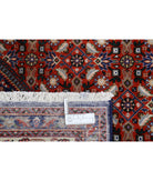 Bijar 6'7'' X 9'9'' Hand-Knotted Wool-Silk Rug 6'7'' x 9'9'' (198 X 293) / Red / Ivory