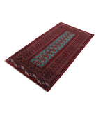 Bokhara 2'11'' X 5'6'' Hand-Knotted Wool Rug 2'11'' x 5'6'' (88 X 165) / Red / N/A