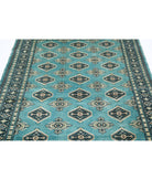 Bokhara 4'8'' X 6'4'' Hand-Knotted Wool Rug 4'8'' x 6'4'' (140 X 190) / Green / N/A