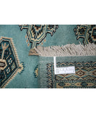 Bokhara 4'8'' X 6'4'' Hand-Knotted Wool Rug 4'8'' x 6'4'' (140 X 190) / Green / N/A