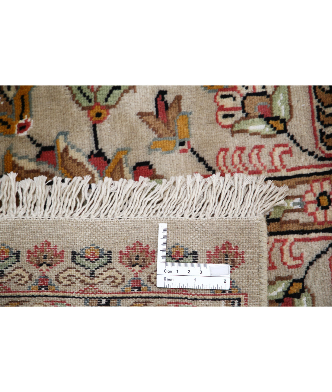 Bokhara 4'6'' X 6'8'' Hand-Knotted Wool-Silk Rug 4'6'' x 6'8'' (135 X 200) / Ivory / Ivory