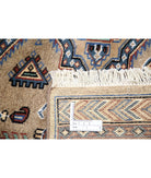 Bokhara 4'6'' X 6'9'' Hand-Knotted Wool-Silk Rug 4'6'' x 6'9'' (135 X 203) / Brown / Ivory