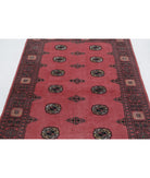 Bokhara 4'2'' X 6'1'' Hand-Knotted Wool Rug 4'2'' x 6'1'' (125 X 183) / Pink / Black