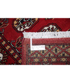 Bokhara 2'1'' X 6'2'' Hand-Knotted Wool Rug 2'1'' x 6'2'' (63 X 185) / Red / Ivory