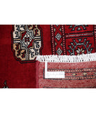 Bokhara 3'1'' X 5'0'' Hand-Knotted Wool Rug 3'1'' x 5'0'' (93 X 150) / Red / Ivory