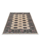 Bokhara 4'0'' X 5'9'' Hand-Knotted Wool Rug 4'0'' x 5'9'' (120 X 173) / Ivory / Black