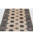 Bokhara 4'0'' X 5'9'' Hand-Knotted Wool Rug 4'0'' x 5'9'' (120 X 173) / Ivory / Black