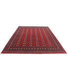 Bokhara 8'1'' X 9'10'' Hand-Knotted Wool Rug 8'1'' x 9'10'' (243 X 295) / Red / Ivory