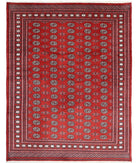 Bokhara 7'11'' X 10'0'' Hand-Knotted Wool Rug 7'11'' x 10'0'' (238 X 300) / Red / Ivory
