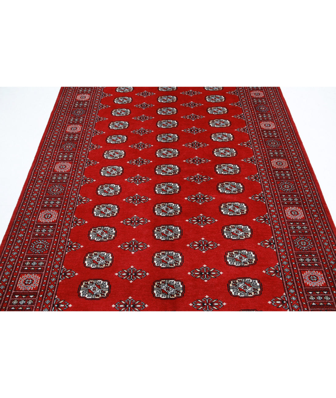 Bokhara 5'9'' X 8'3'' Hand-Knotted Wool Rug 5'9'' x 8'3'' (173 X 248) / Red / Black